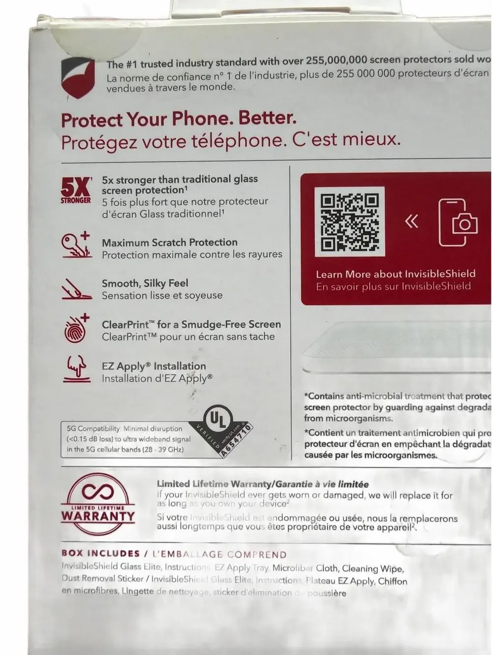 ZAGG InvisibleShield Glass Elite Screen Protector for iPhone 14 Pro 6.1